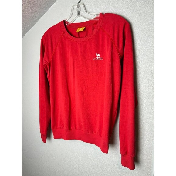 CAMEL bright red women’s sweatshirt size medium - Picture 2 of 8